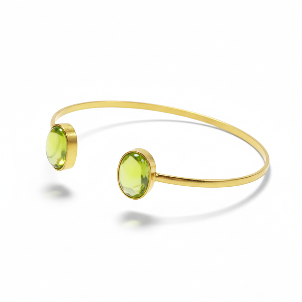 Gemini | Handcrafted 96% Pure Silver Bangle | Klyras