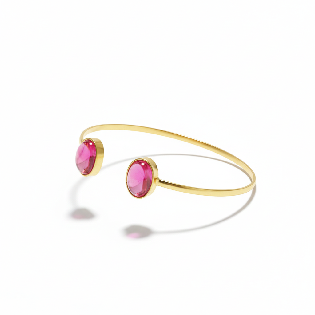 Gemini | Handcrafted 96% Pure Silver Bangle | Klyras